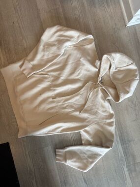Zara Cream Oversized Hoodie